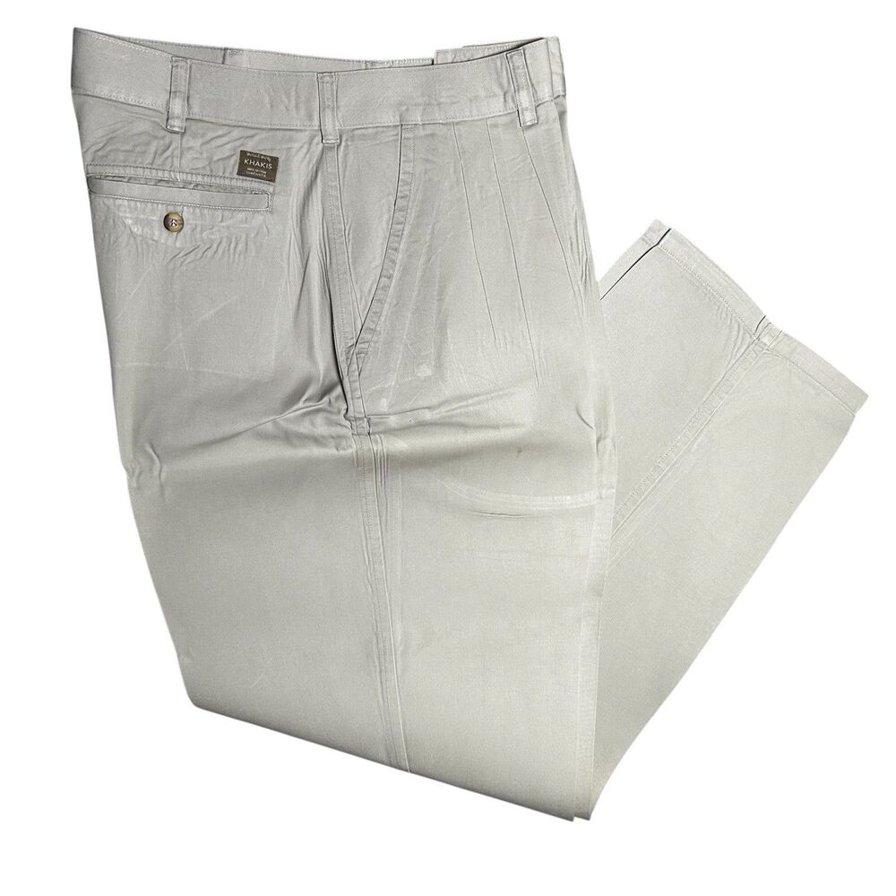 Bugle Boy Mens Original  Khakis Size 36x32 Pleated Front